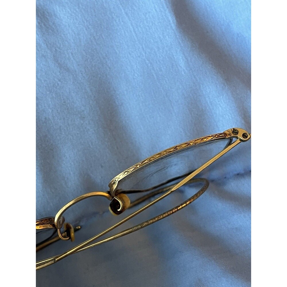 Antique Artcraft Glasses Frames 1/10 12K Gold Filled GF W/Case - Picture 12 of 14